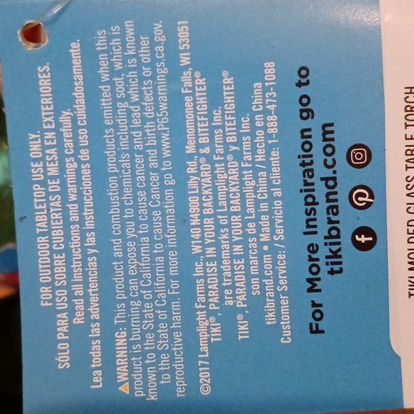 Tiki Table torch - Picture 7 of 8